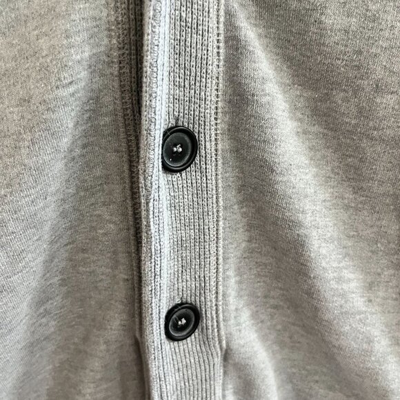 TED Baker London Sweater Womens 4 Gray Button Up Wool Blend Knit Coat - Picture 8 of 11